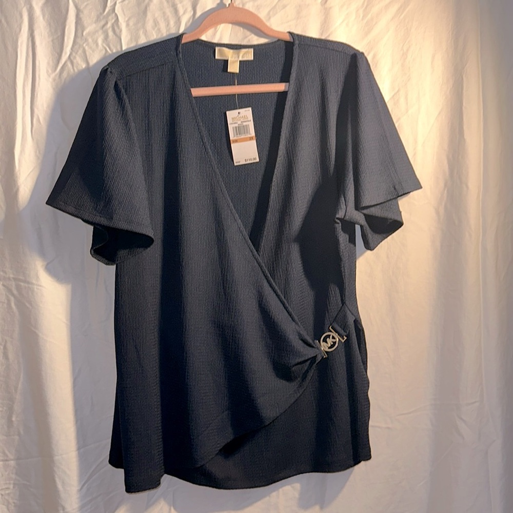 Blue Michael Kors blouse